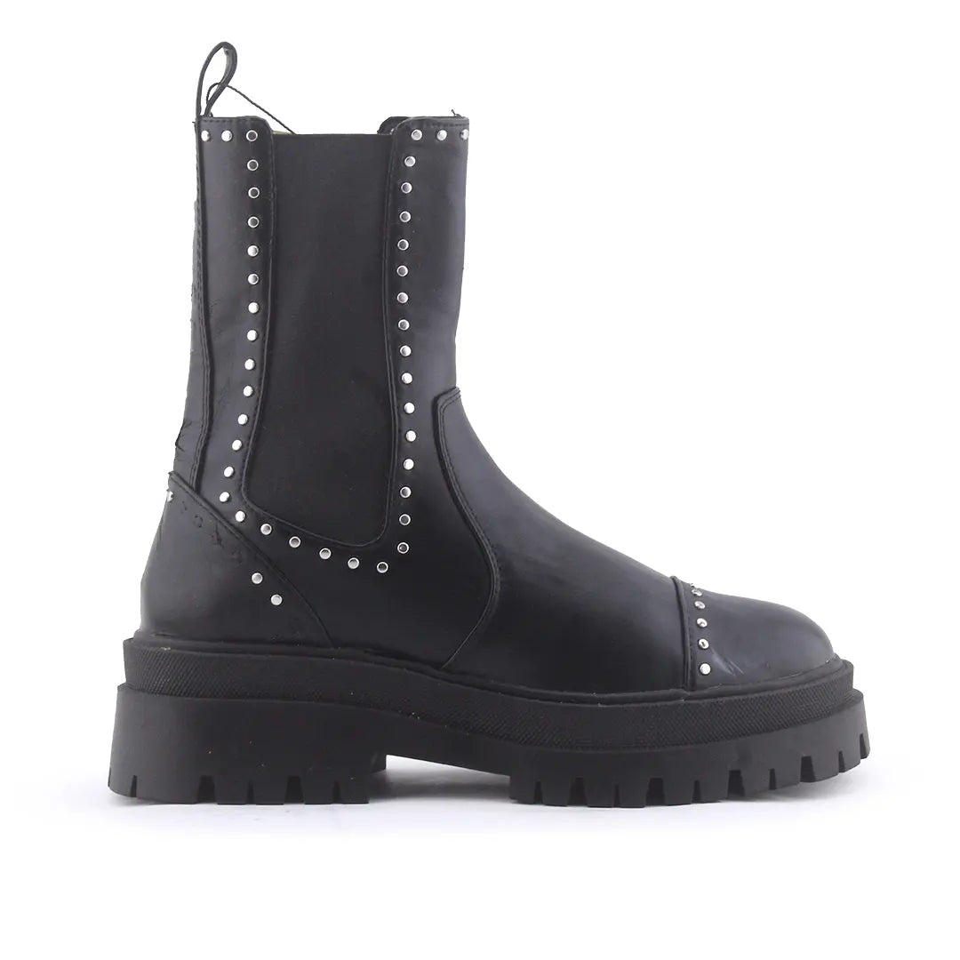 Stradivarius Stretchable Ankle Boot | 100% Authentic Leather
