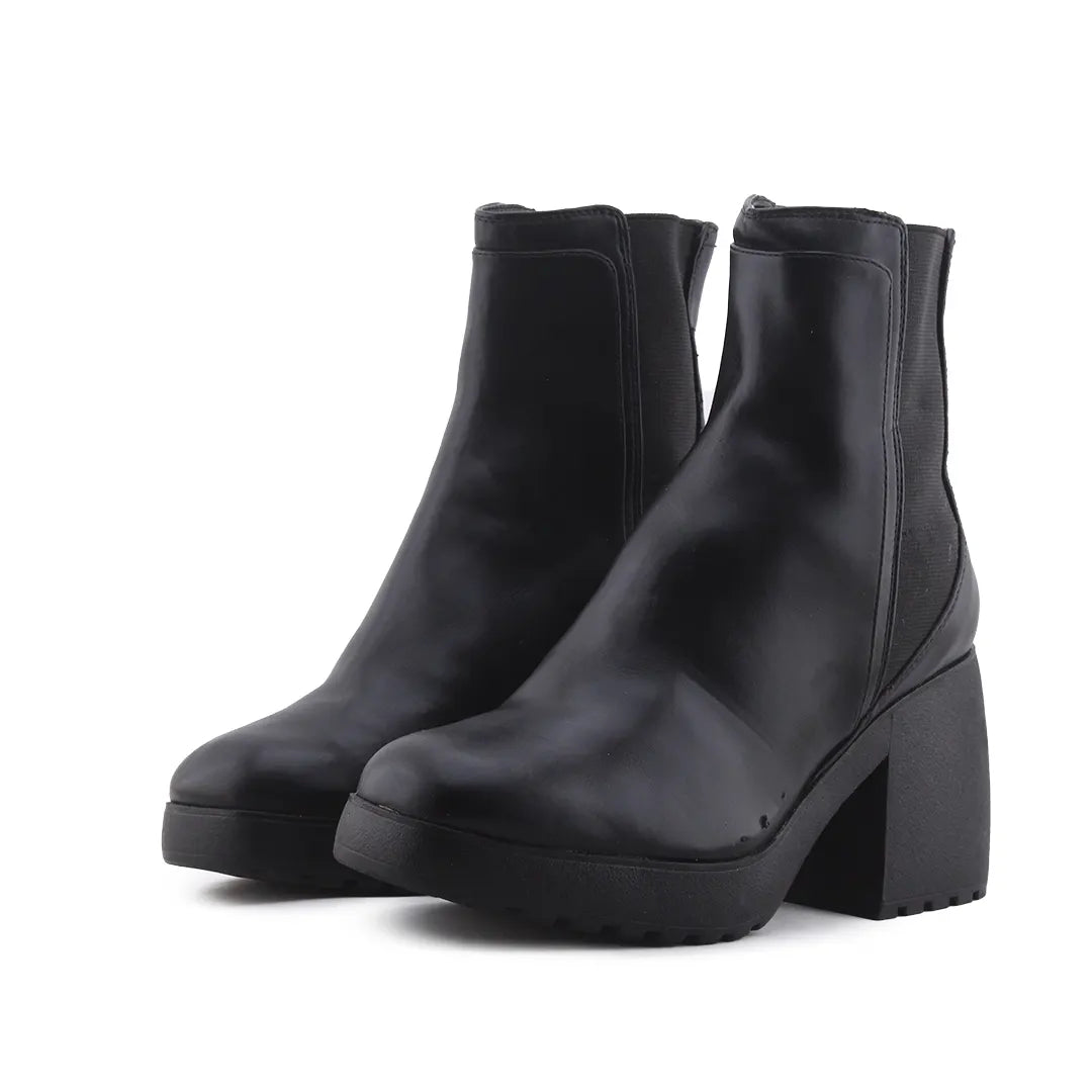 Bershka Stretchable Ankle Boot | 100% Authentic Leather