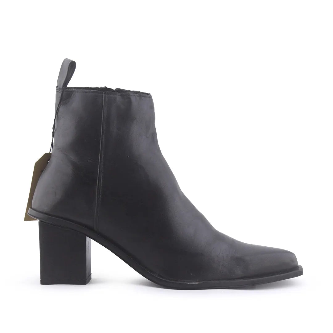 Zara Zipper Ankle Boot | 100% Authentic Leather