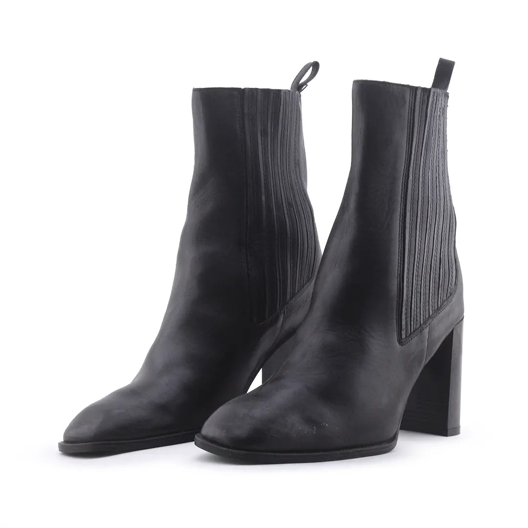 Zara Stretchable Ankle Boot | 100% Authentic Leather