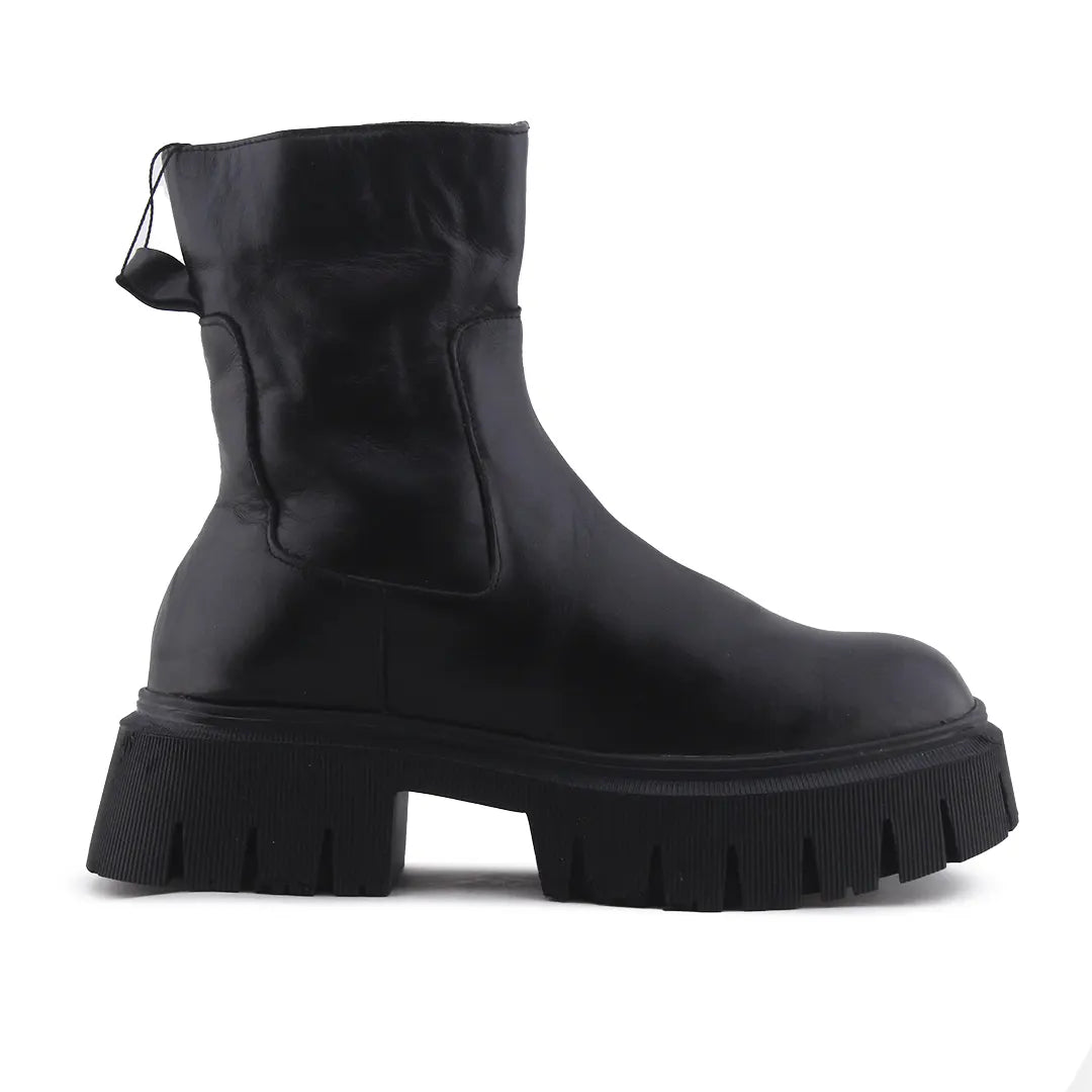 Zara Zipper Ankle Boot | 100% Authentic Leather