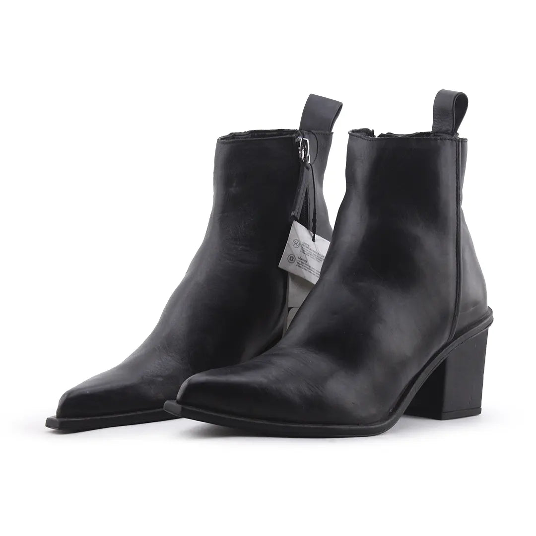 Zara Zipper Ankle Boot | 100% Authentic Leather