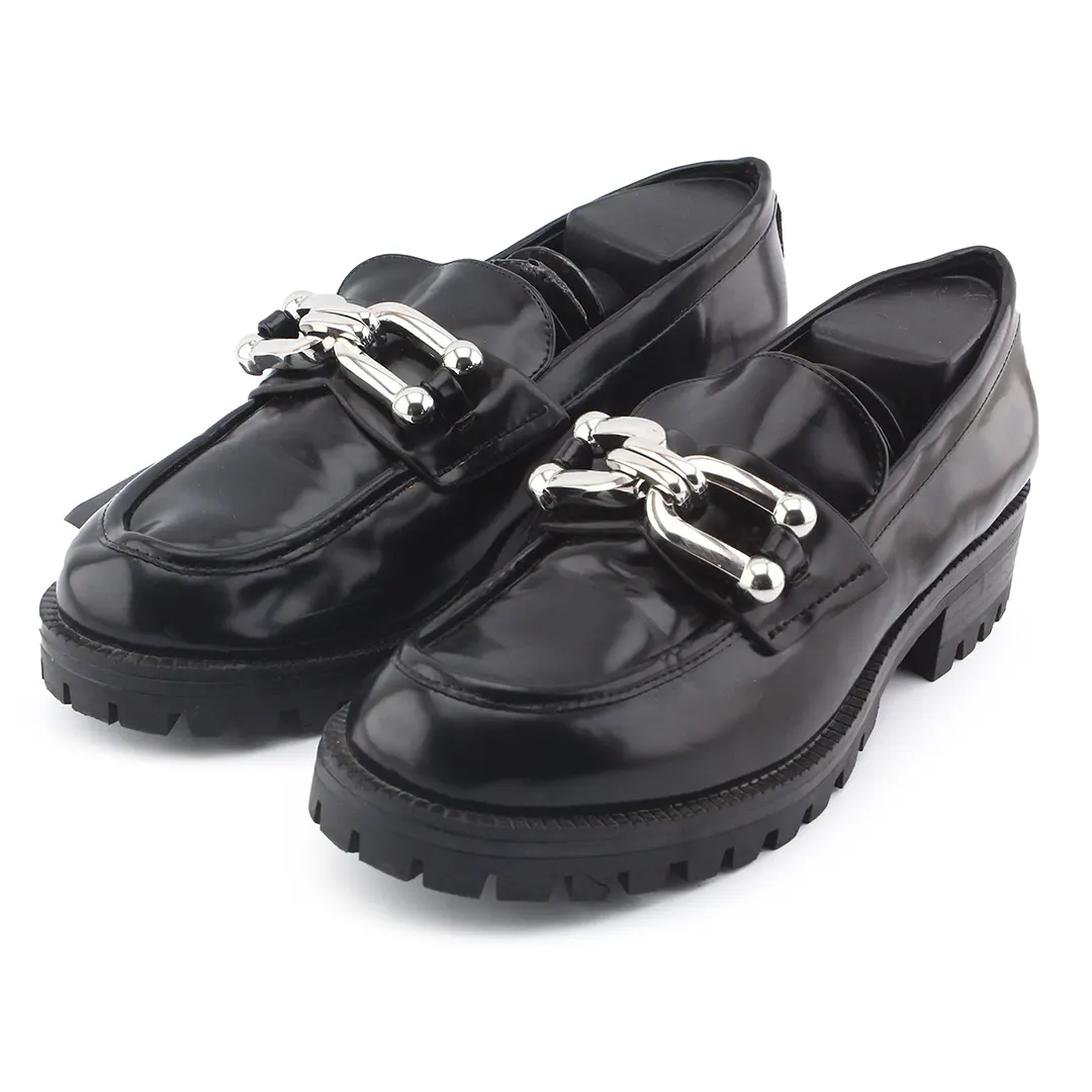 Zara Chunky Shain Straps Loafers