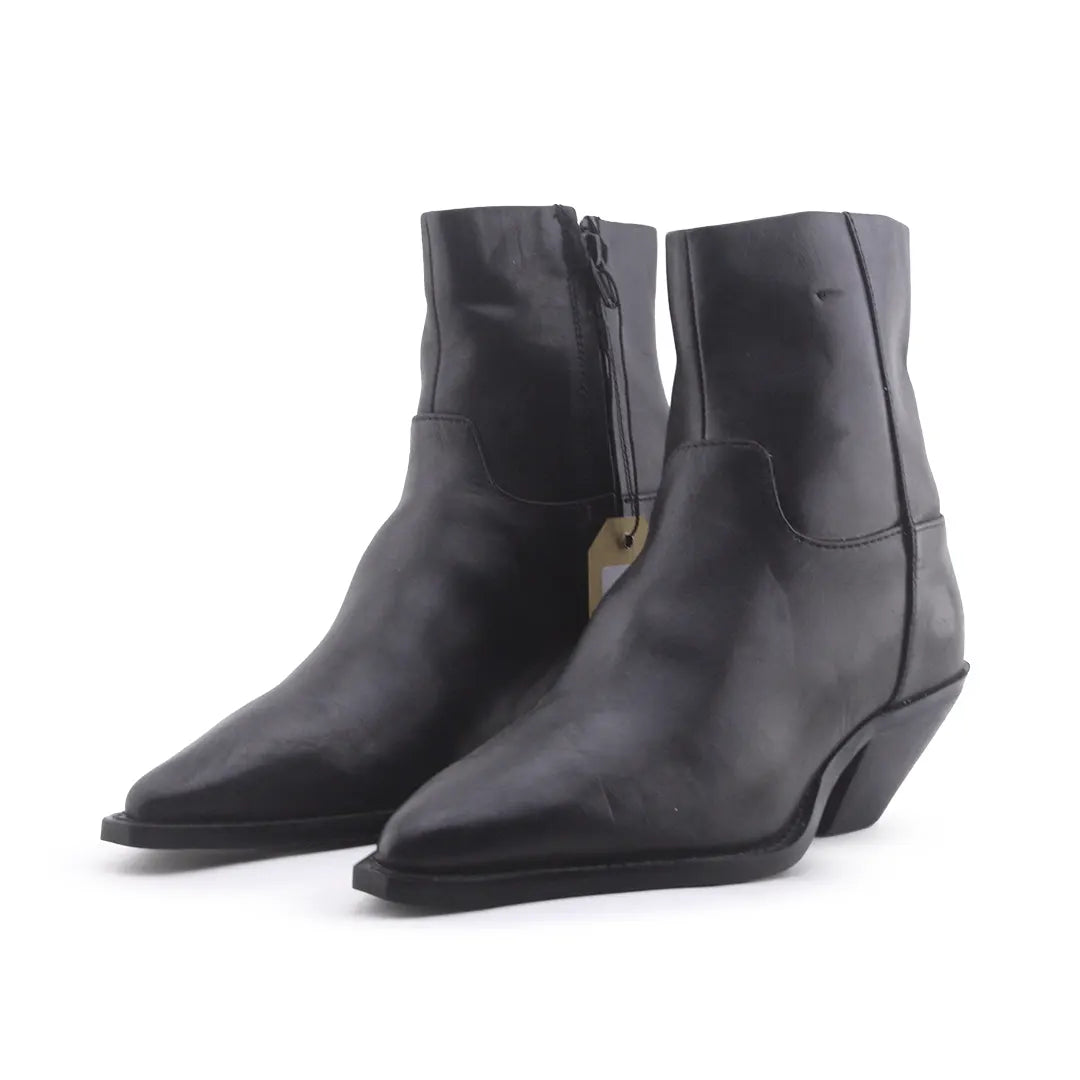 Zara Zipper Ankle Boot | 100% Authentic Leather