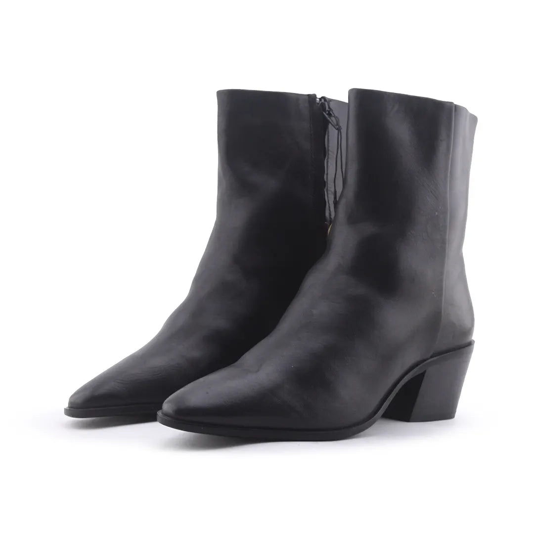 Zara Zipper Ankle Boot | 100% Authentic Leather