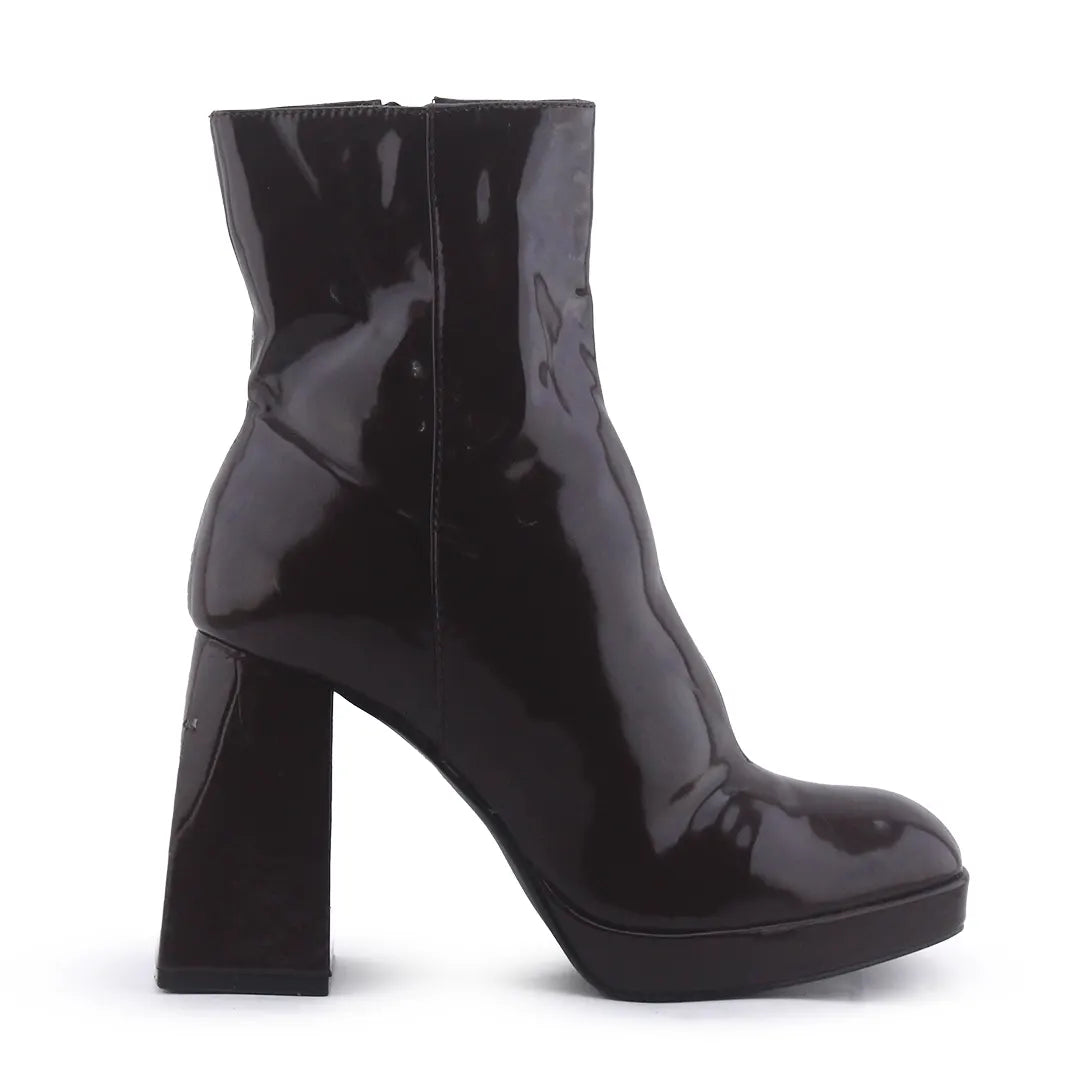 Bershka Zipper Ankle Boot