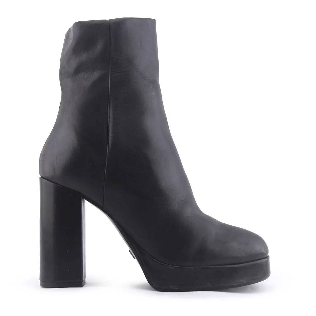 Zara Zipper Ankle Boot | 100% Authentic Leather