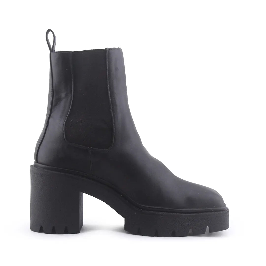 Pull & Bear Stretchable Ankle Boot | 100% Authentic Leather
