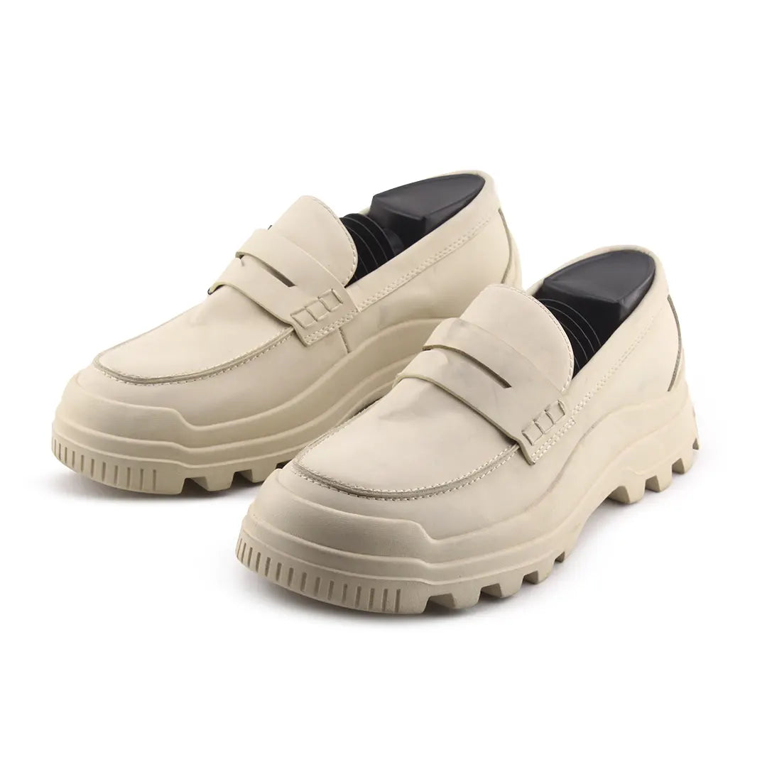 Zara Chunky Penny Strap Loafers