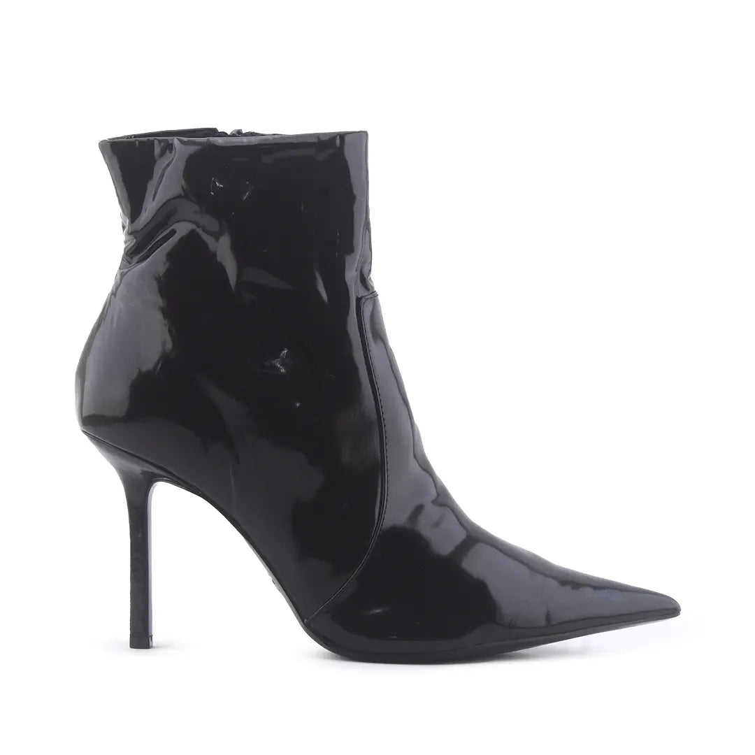 Zara Zipper Patent Ankle Boot