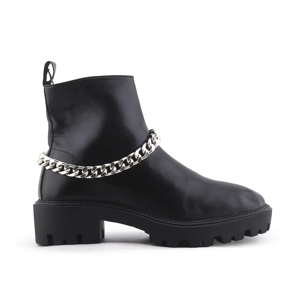 Lefties Zipper Ankle Boot | 100% Authentic Leather