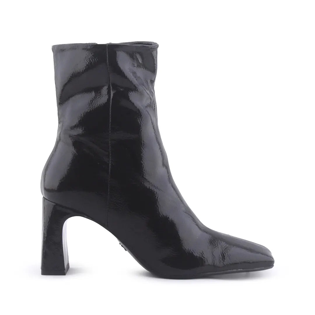 Zara Zipper Patent Ankle Boot