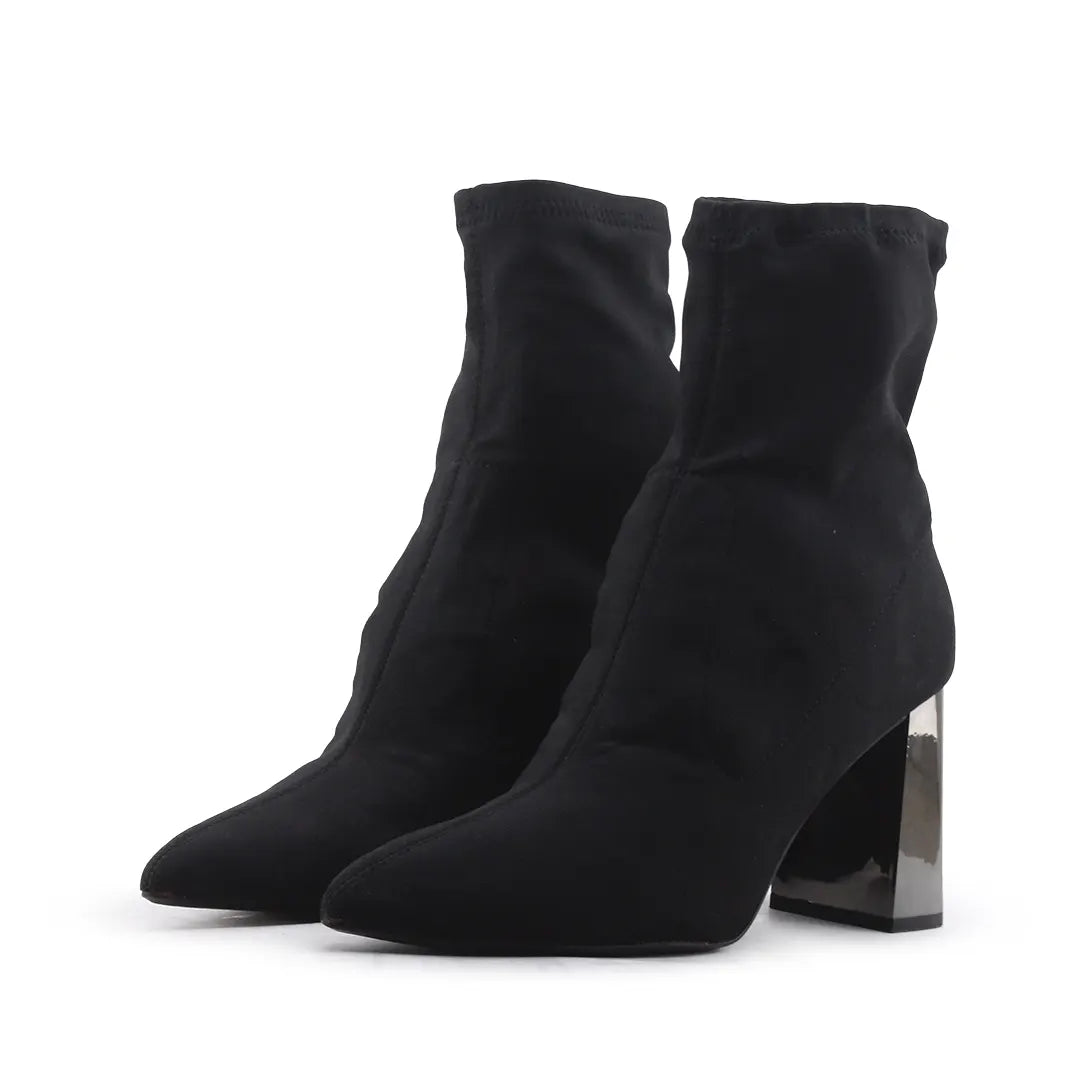 Bershka Textile Ankle Boot