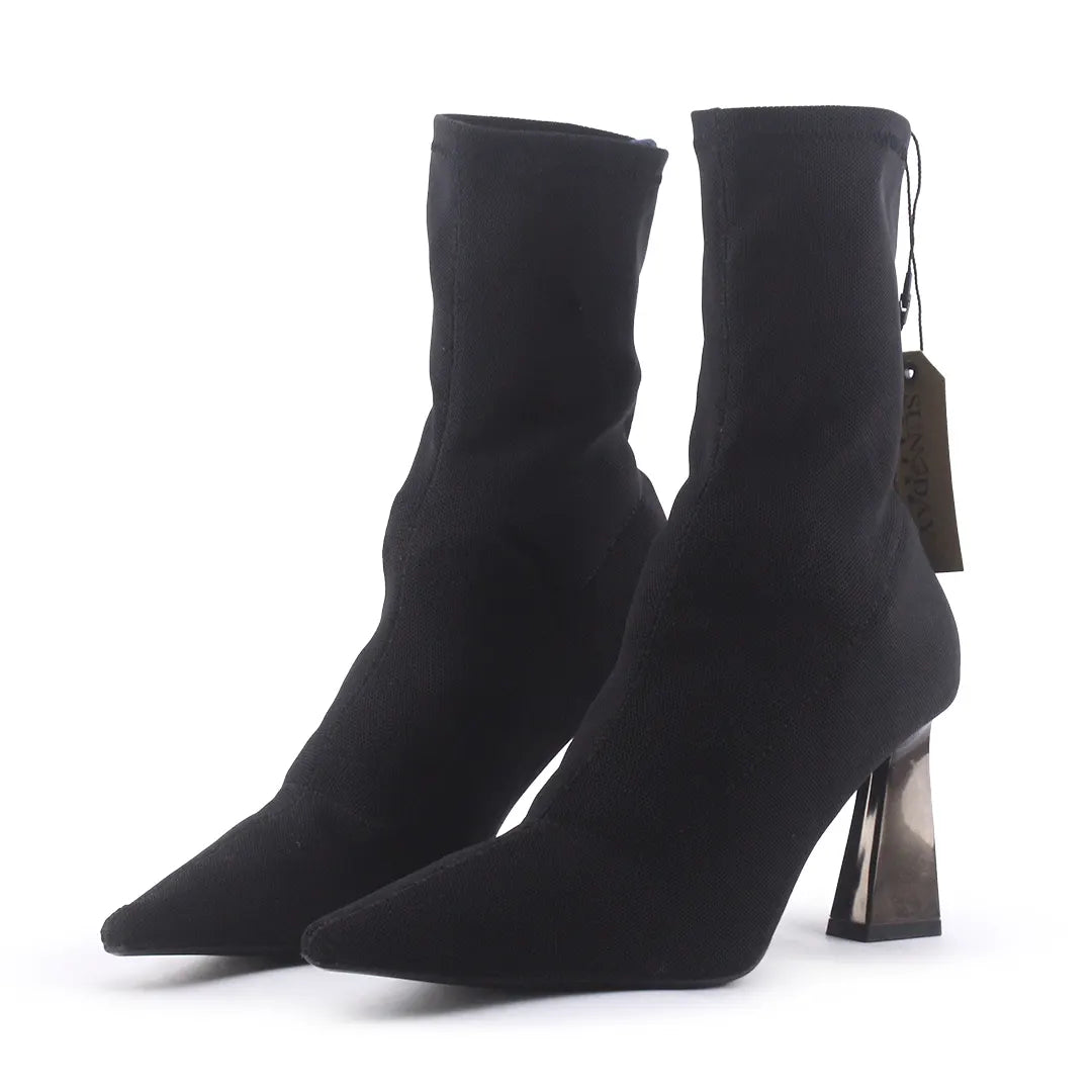 Bershka Sock Ankle Boot