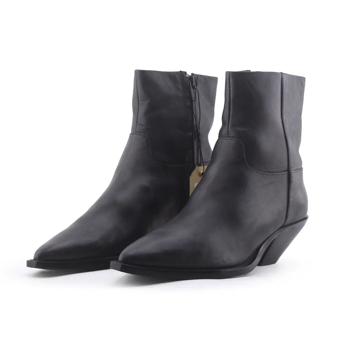 Zara Zipper Ankle Boot | 100% Authentic Leather