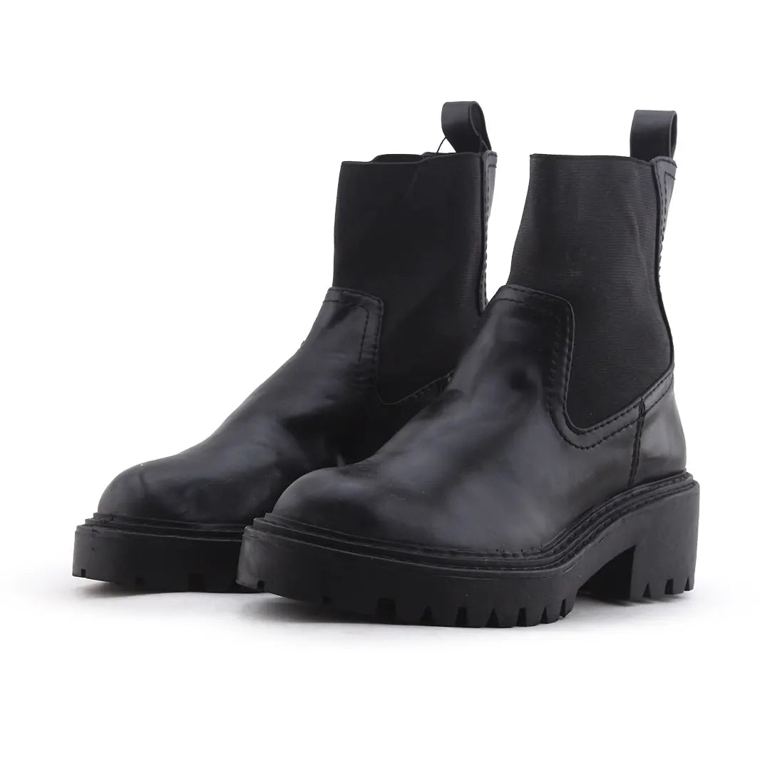 Stradivarius Stretchable Ankle Boot | 100% Authentic Leather