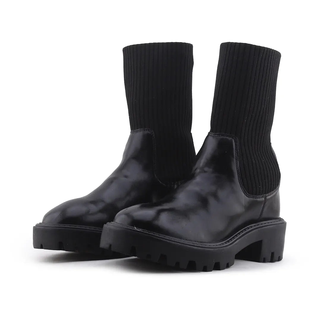 Lefties Stretchable Ankle Boot | 100% Authentic Leather