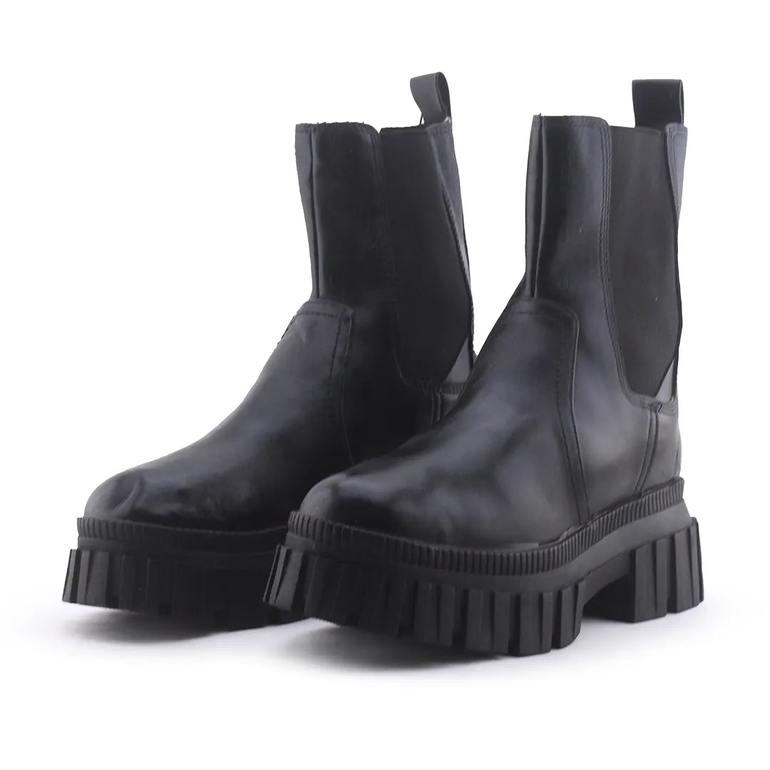 Stradivarius Stretchable Ankle Boot | 100% Authentic Leather