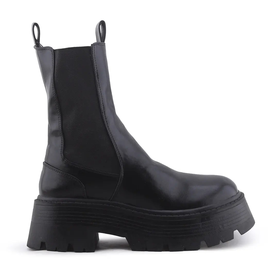Pull & Bear Stretchable Ankle Boot | 100% Authentic Leather