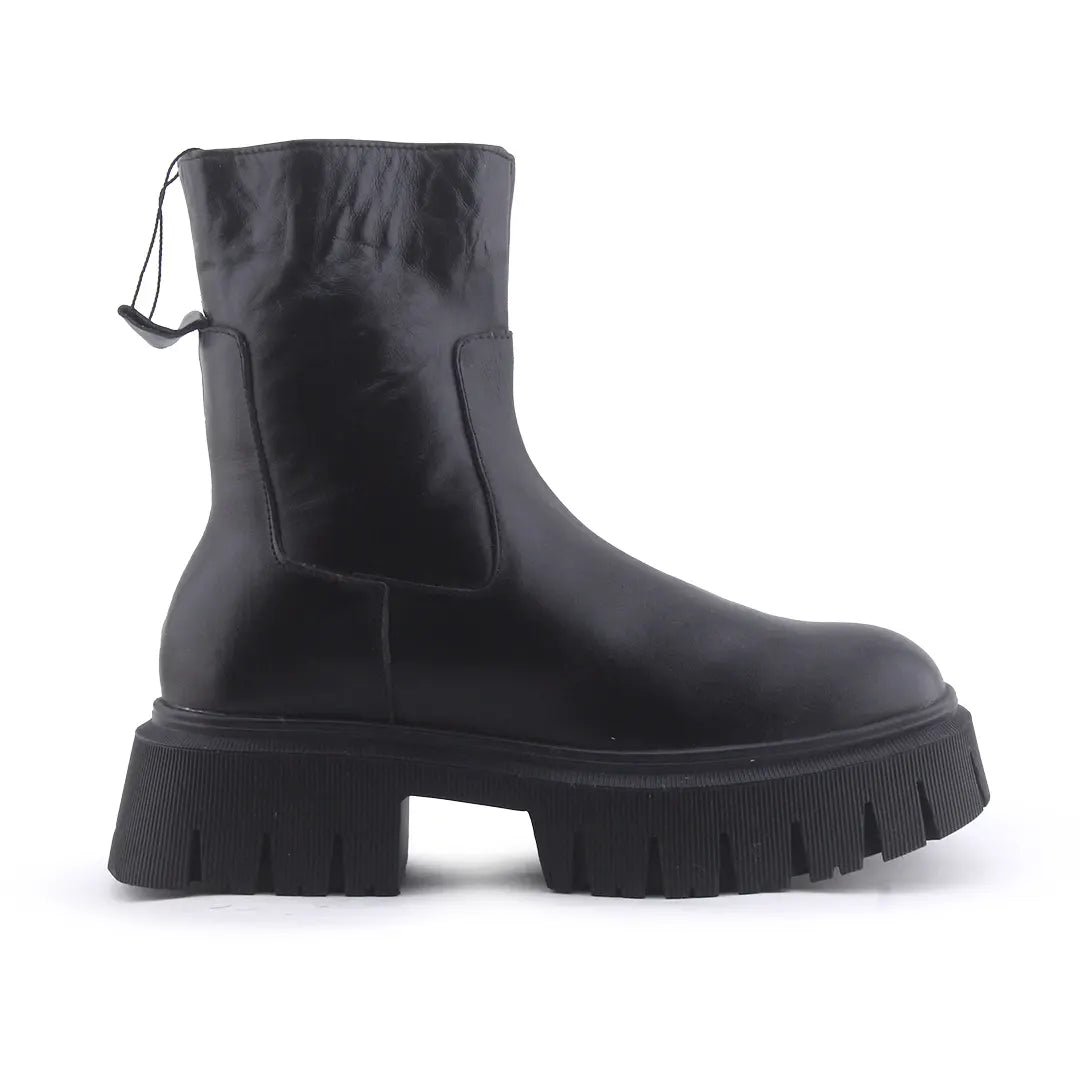 Zara Zipper Ankle Boot | 100% Authentic Leather