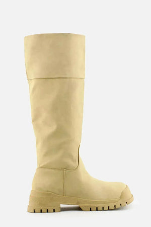 Zara Knee High Boots | 100% Authetic Leather - sundaybazar