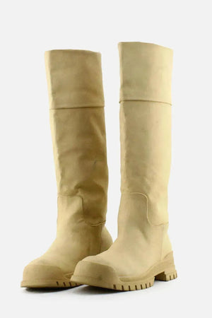 Zara Knee High Boots | 100% Authetic Leather - sundaybazar