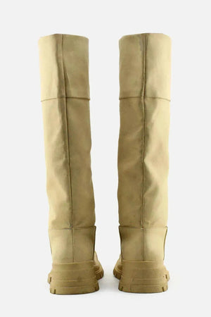 Zara Knee High Boots | 100% Authetic Leather - sundaybazar
