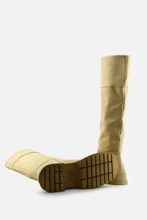 Zara Knee High Boots | 100% Authetic Leather - sundaybazar