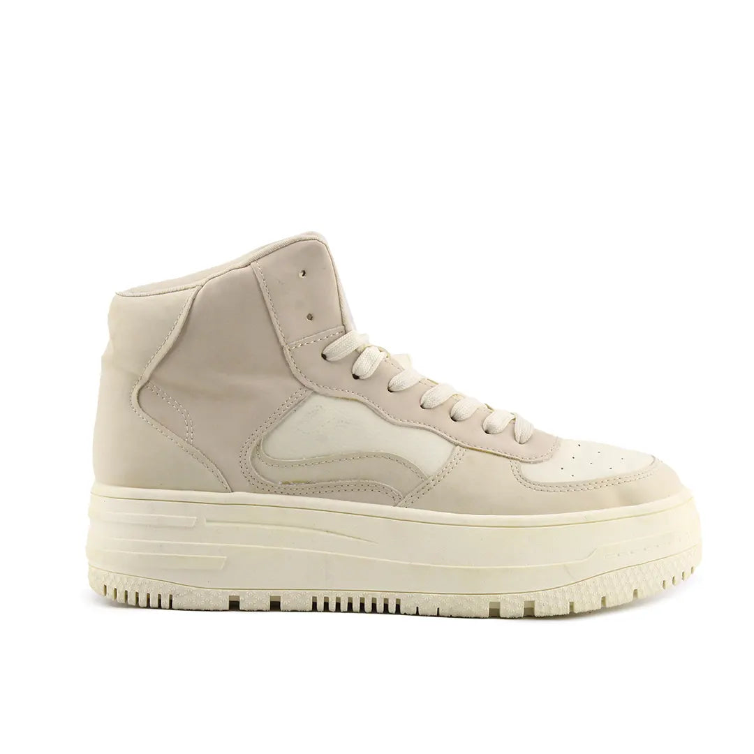 Bershka High Top Lace Up Shoes