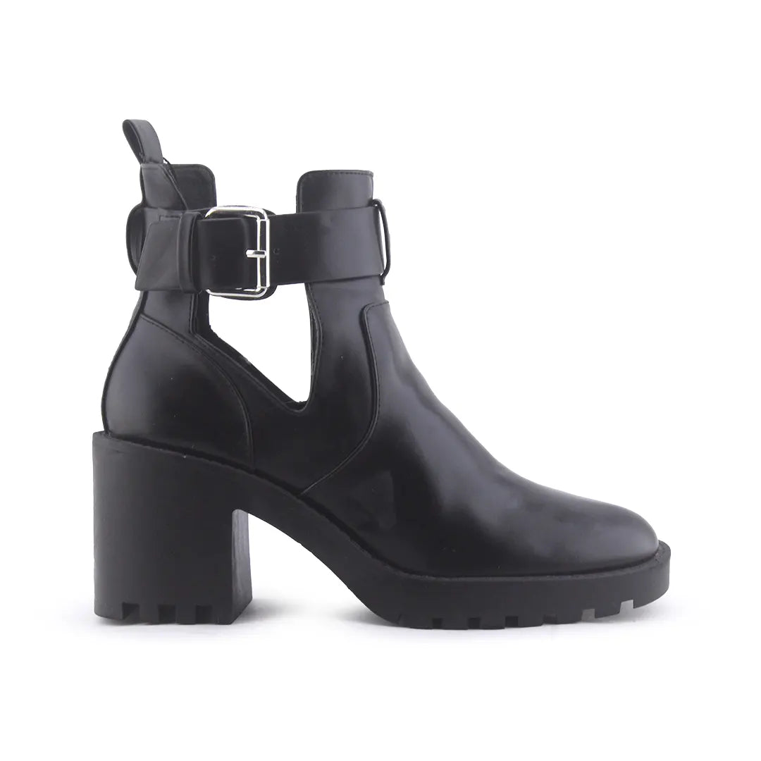 Lefties Buckle Strap Ankle Boot | 100% Authentic Leather
