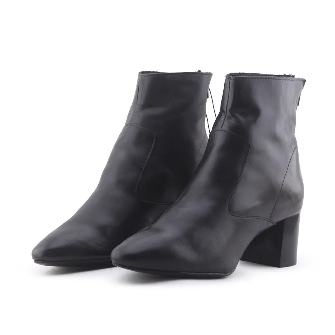 Mango Zipper Ankle Boot | 100% Authentic Leather