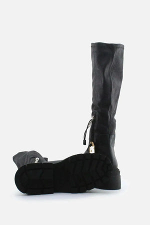 Zara Zipper Knee High Boots | 100% Authetic Leather - sundaybazar