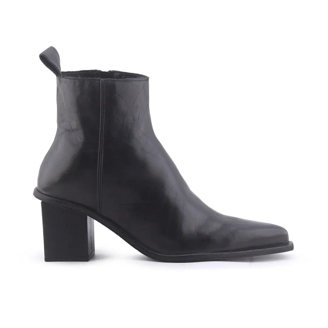 Zara Zipper Ankle Boot | 100% Authentic Leather