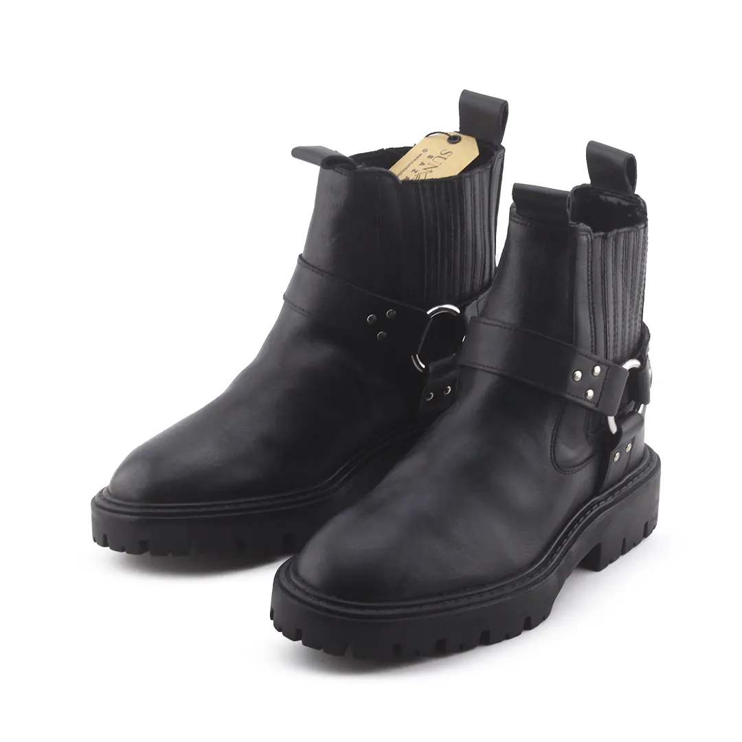 Zara Stretchable Ankle Boot | 100% Authentic Leather