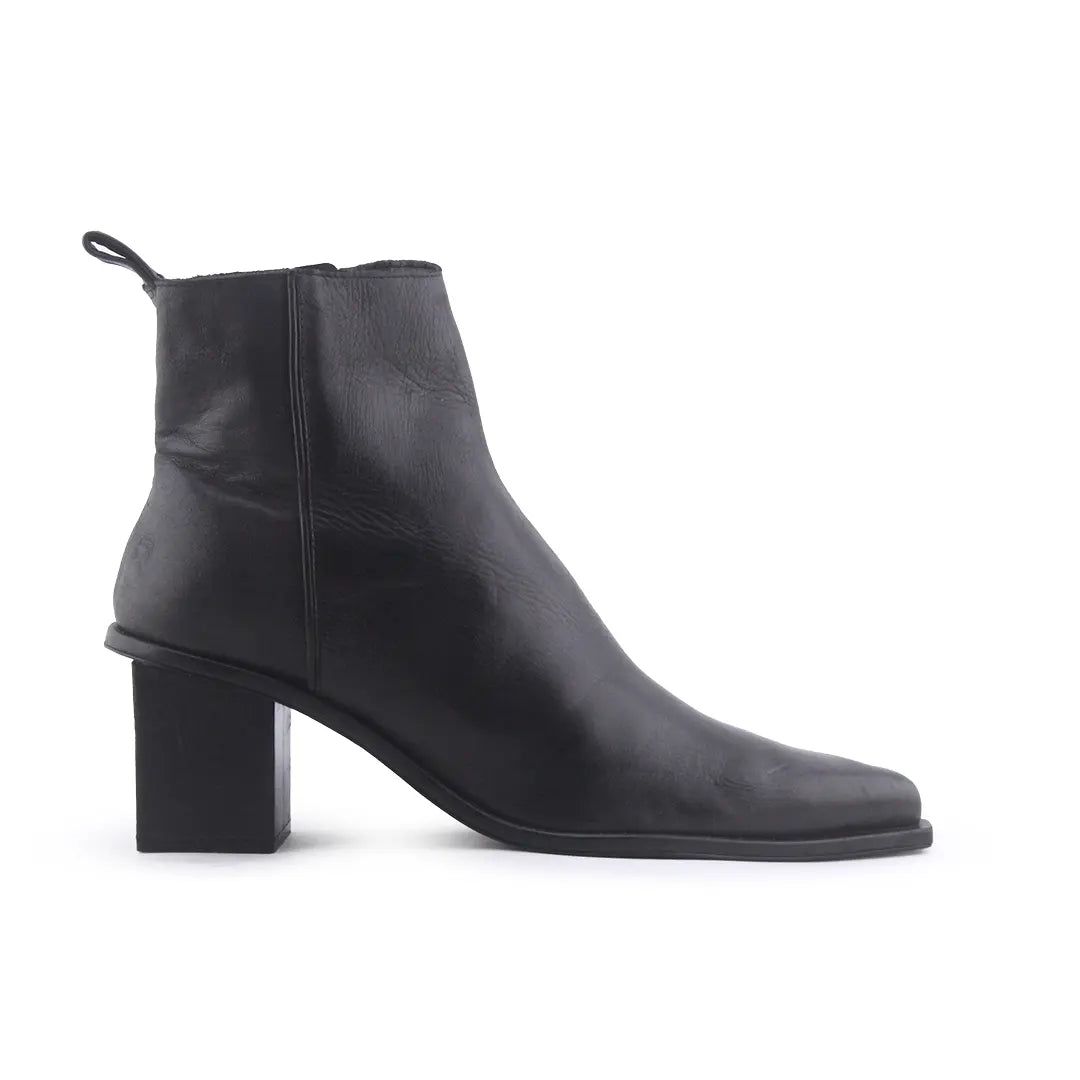 Zara Zipper Ankle Boot | 100% Authentic Leather