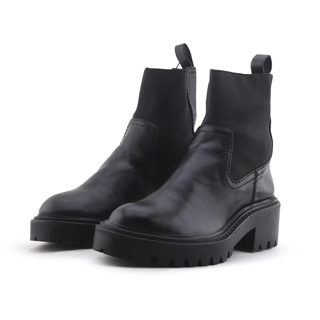 Stradivarius Stretchable Ankle Boot | 100% Authentic Leather