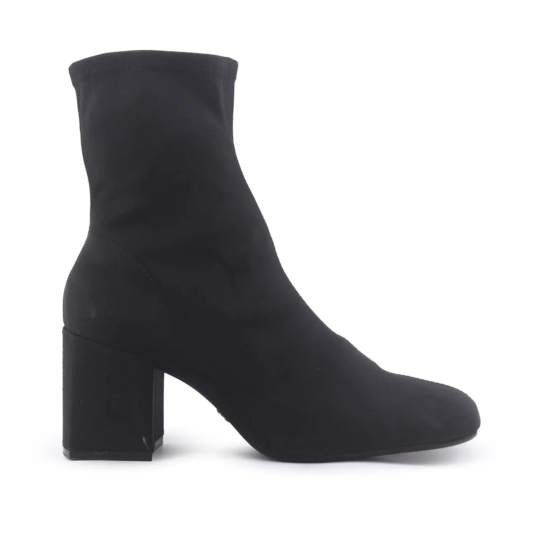Zara Zipper Textile Ankle Boot