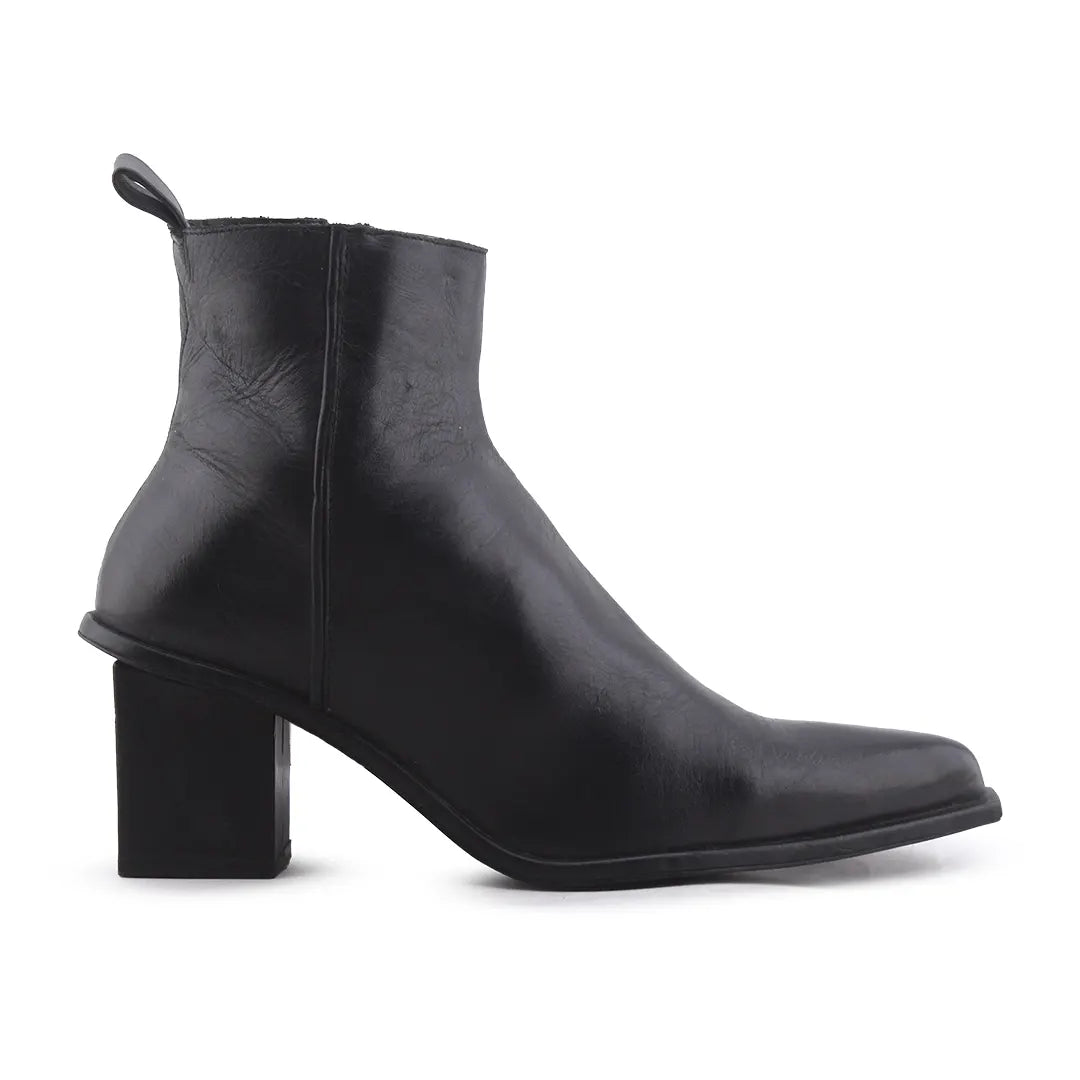 Zara Zipper Ankle Boot | 100% Authentic Leather