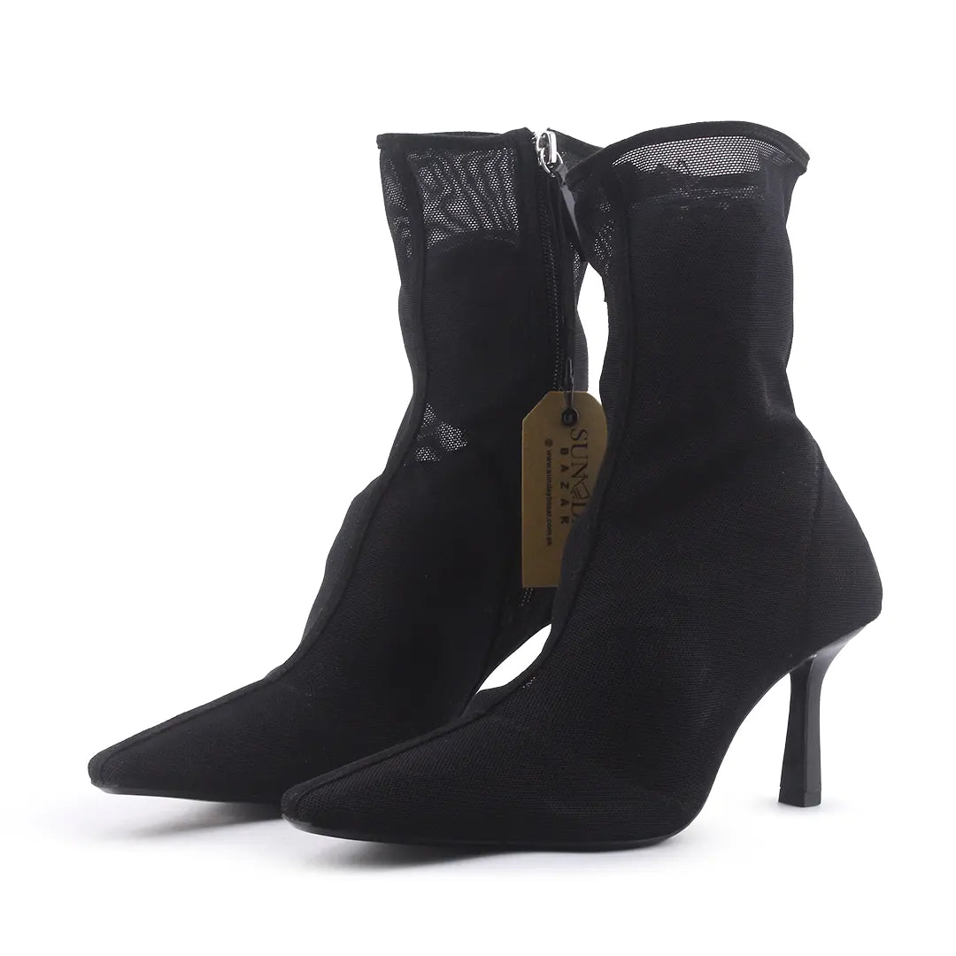 Zara Zipper Ankle Boot