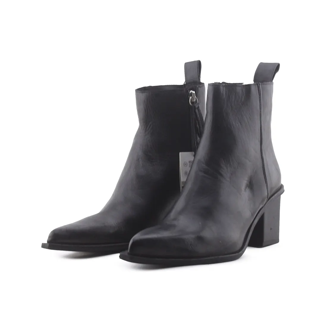 Zara Zipper Ankle Boot | 100% Authentic Leather