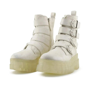 Bershka Buckle Strap Ankle Boots | 100% Authentic Leather - sundaybazar
