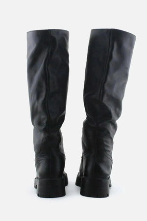 Pull & Bear Knee High Boots | 100% Authetic Leather - sundaybazar