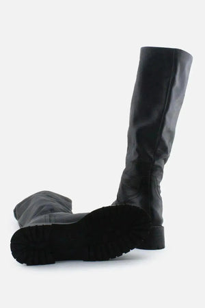 Pull & Bear Knee High Boots | 100% Authetic Leather - sundaybazar