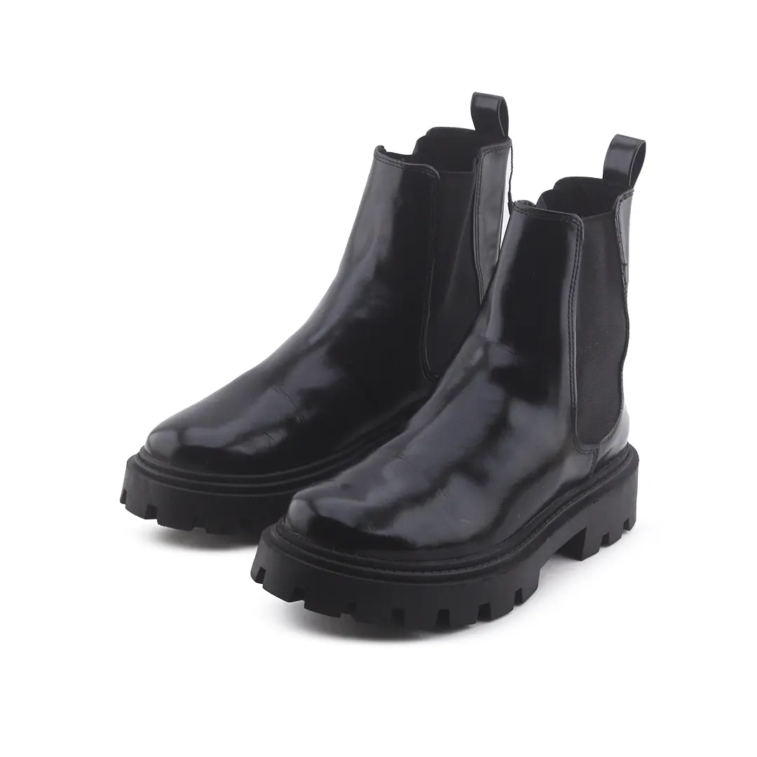 Zara Stretchable Ankle Boot | 100% Authentic Leather