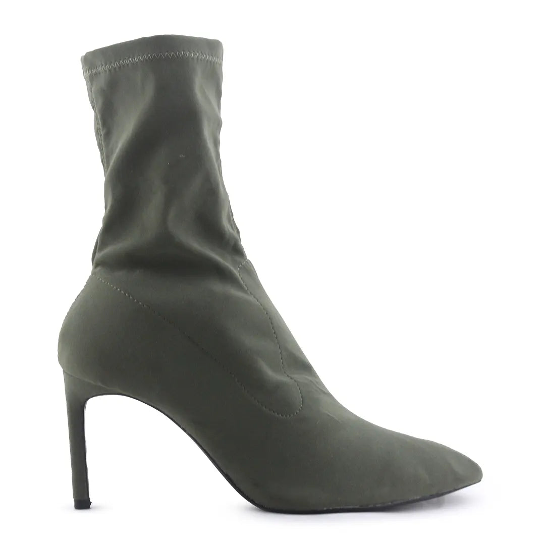 Bershka Textile Ankle Boot