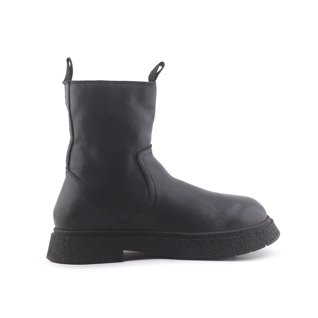 Zara Zipper Chelsea Ankle Boot | 100% Authentic Leather
