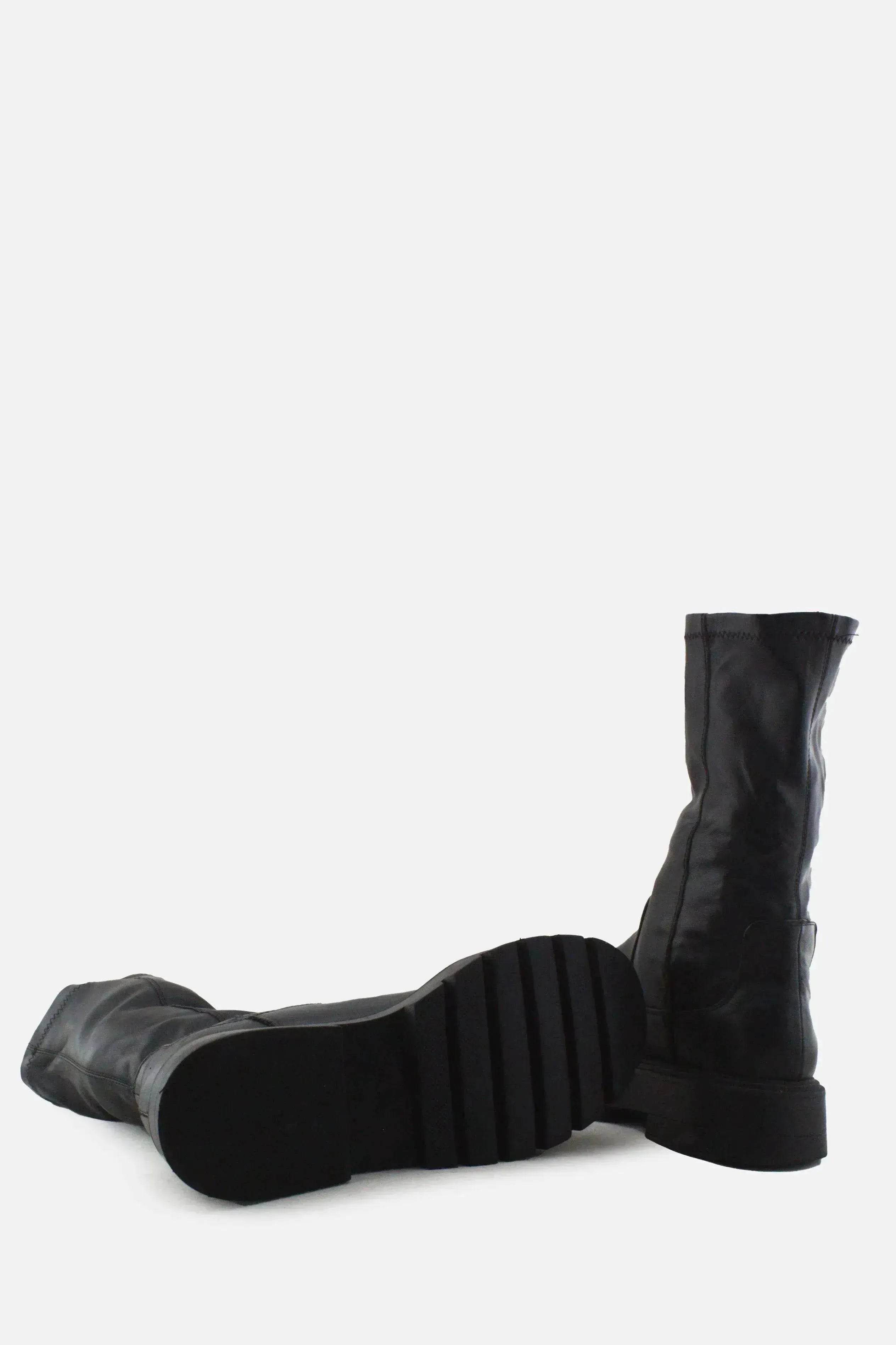 Bershka Combat Ankle Boots | 100% Authentic Leather - sundaybazar