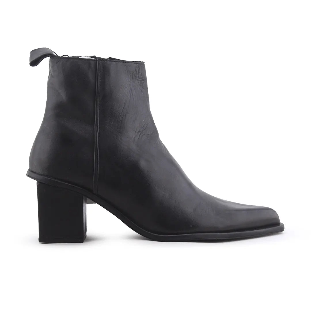 Zara Zipper Ankle Boot | 100% Authentic Leather