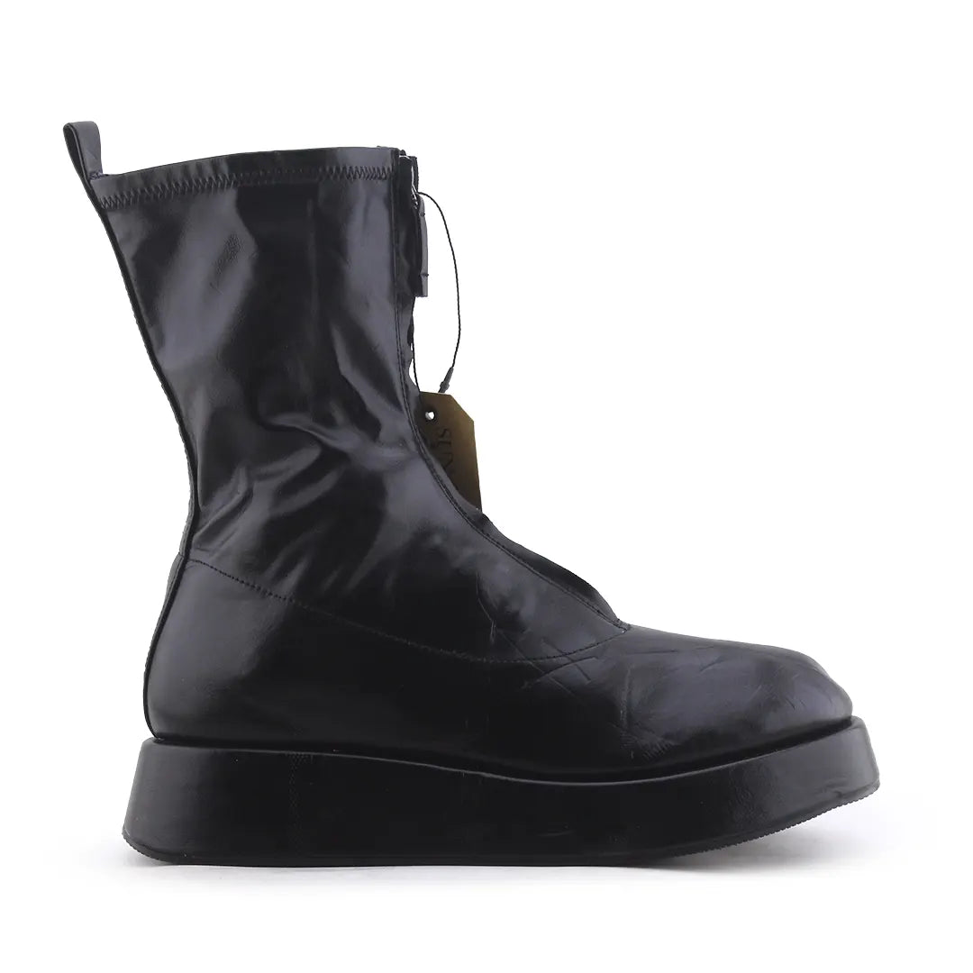 Bershka Zipper Ankle Boot | 100% Authentic Leather