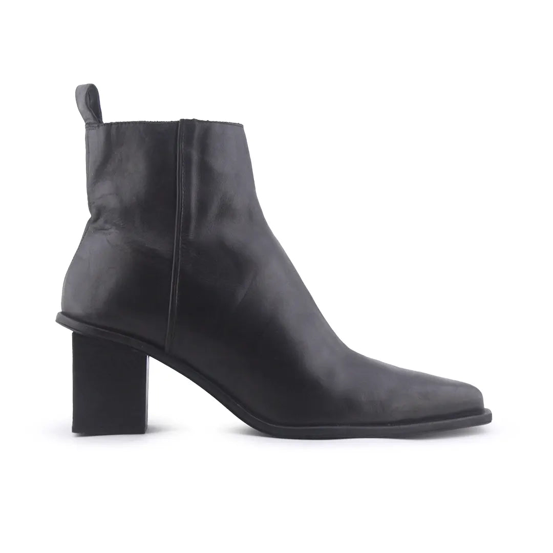 Zara Zipper Ankle Boot | 100% Authentic Leather